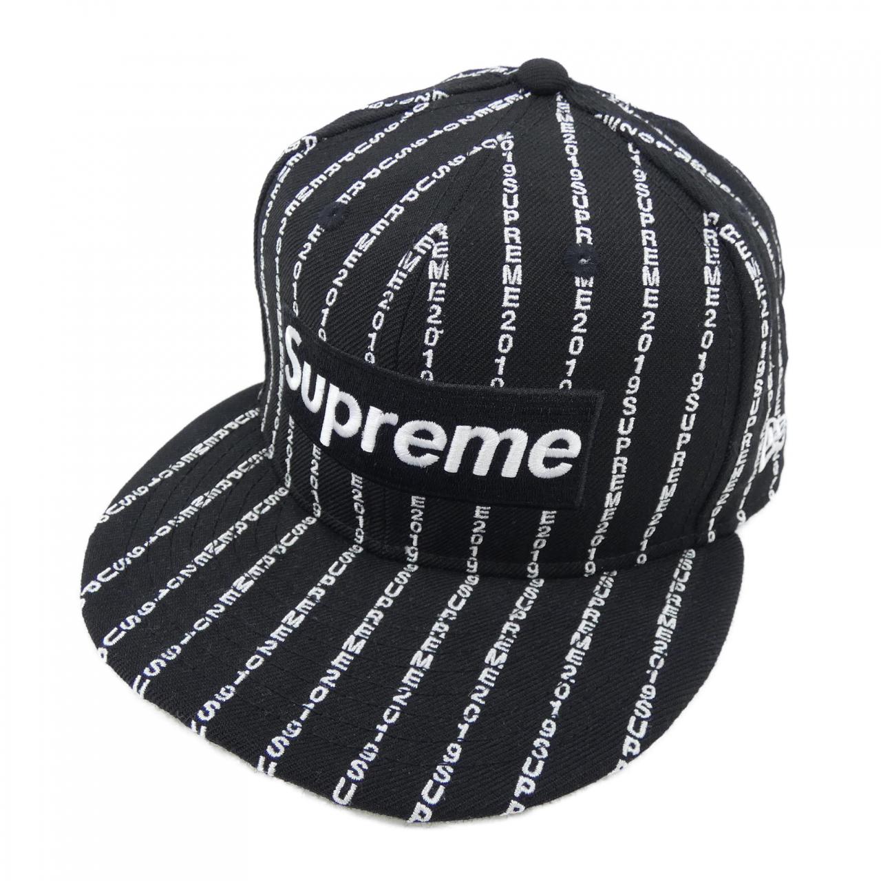 シュプリーム SUPREME New Era Text Stripe キャップ