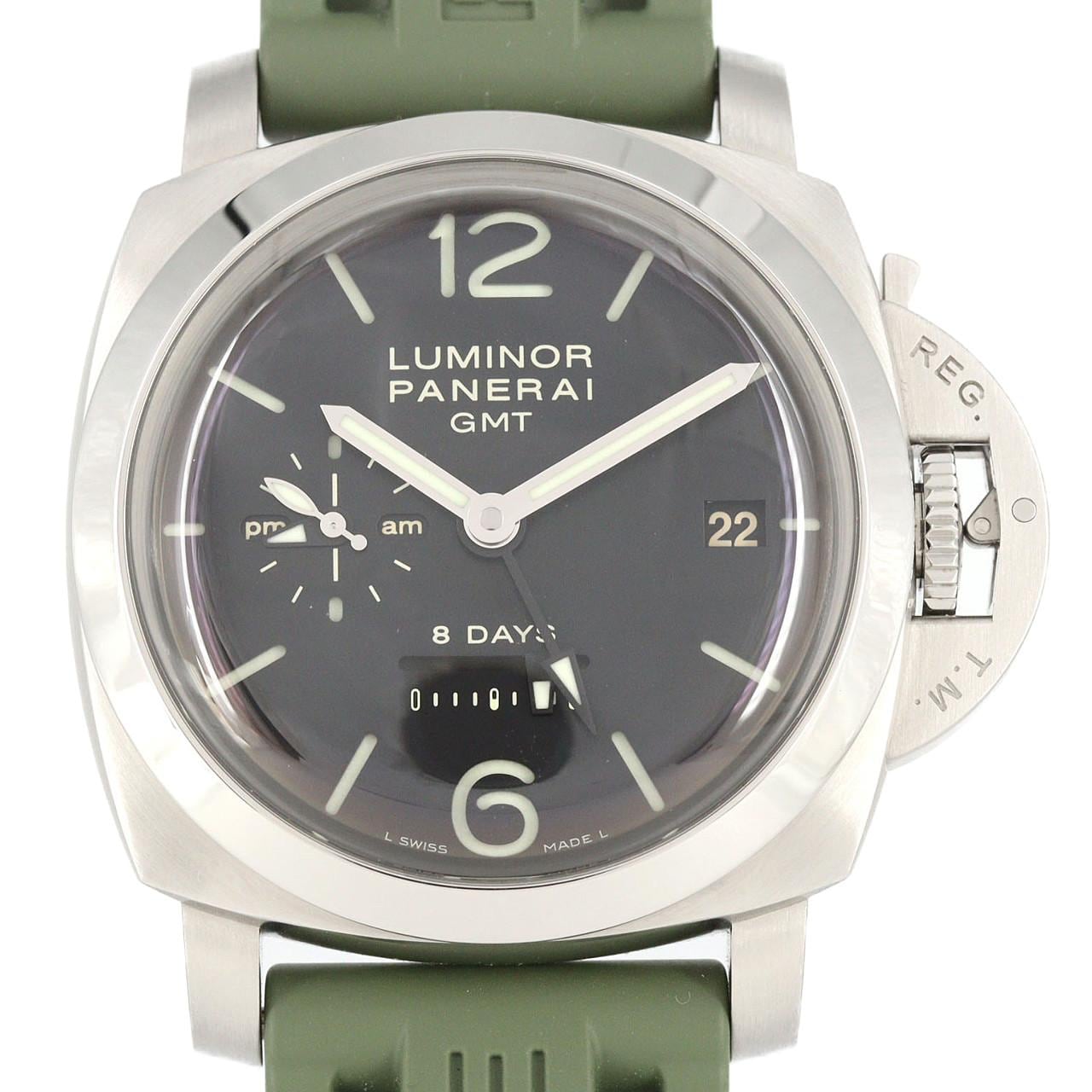 パネライ ルミノール1950 8DAYS GMT PAM00233 SS 手巻