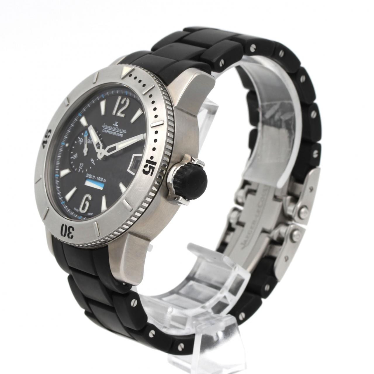 【ノーメンテナンス還元価格】ジャガー･ルクルト マスターコンプレッサーダイビングGMT LIMITED 160.T.05/Q187T770 TI 自動巻