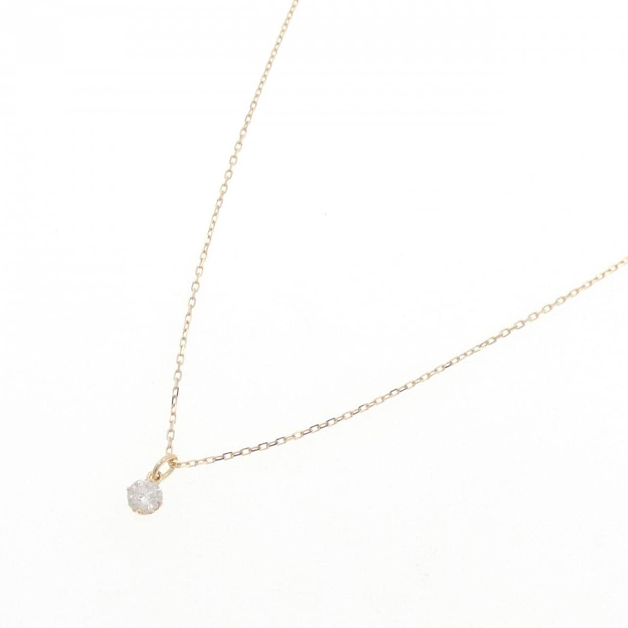 アガット ダイヤモンド ネックレス 0.10CT