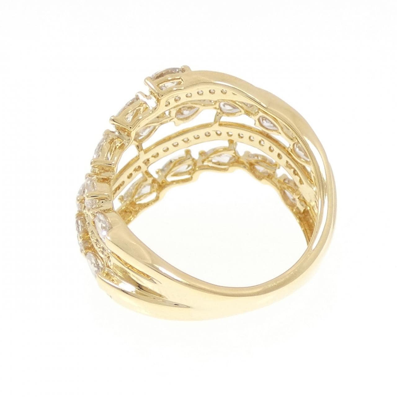 K18YG ダイヤモンド リング 1.50CT