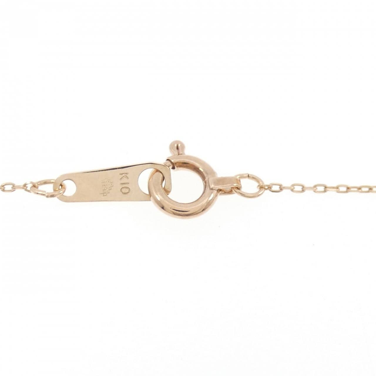 K10PG ダイヤモンド ネックレス 0.02CT