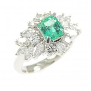 PT900 エメラルド リング 0.80CT