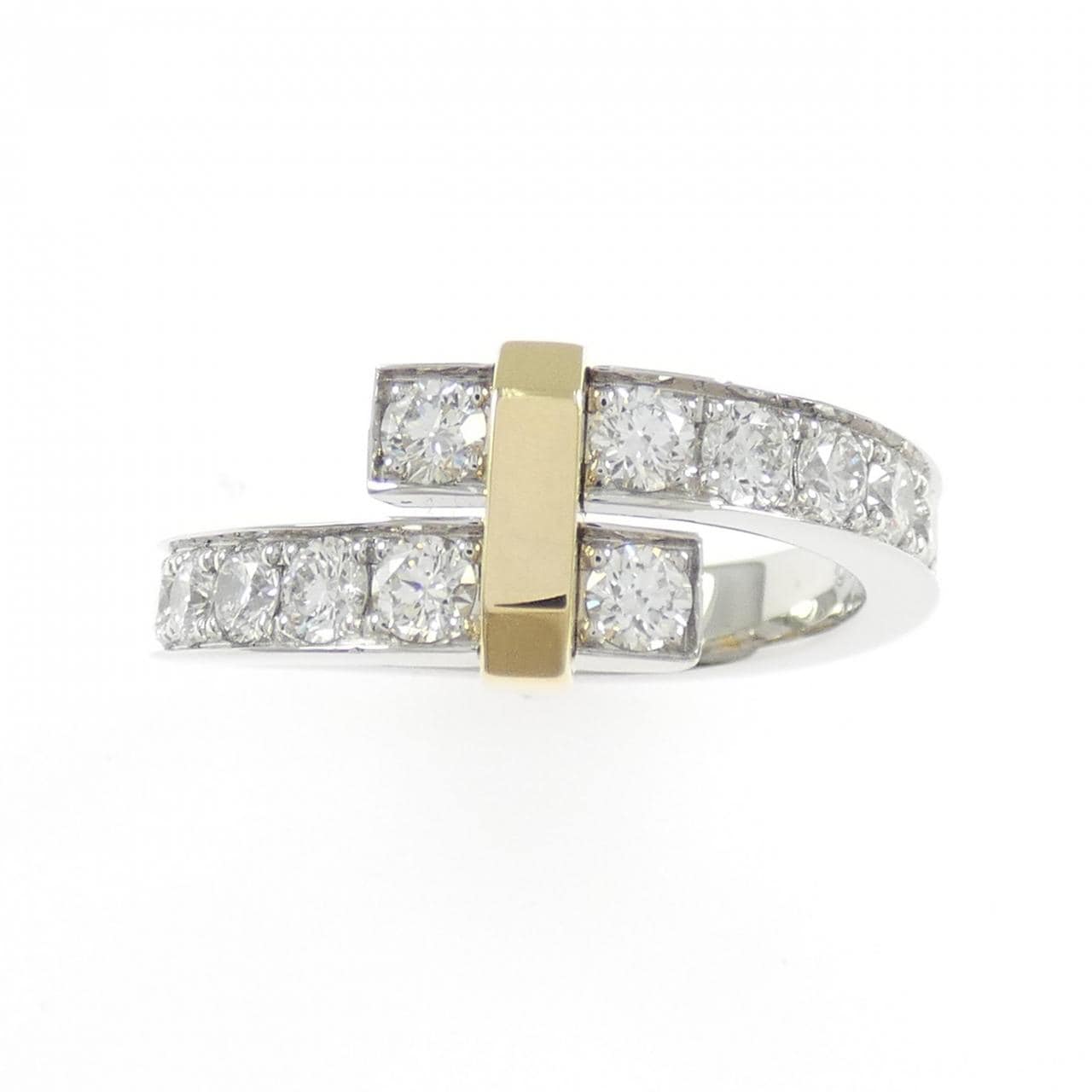 ティファニー バイパス ワイド リング 1.08CT