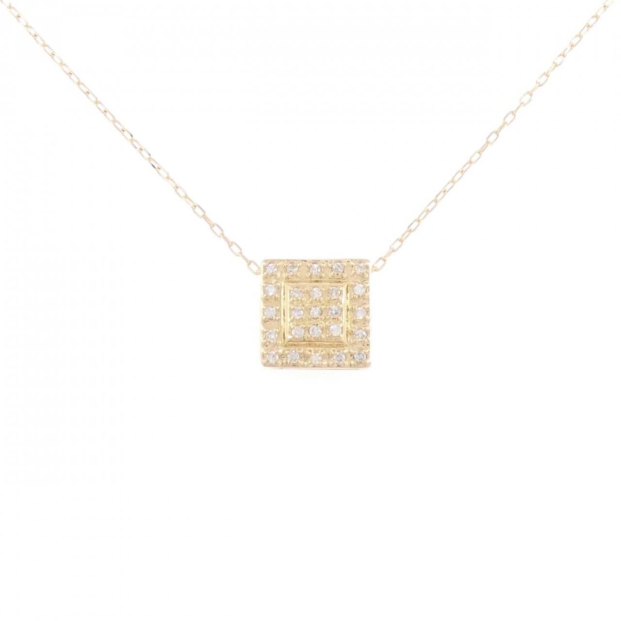 K18YG ダイヤモンド ネックレス 0.17CT