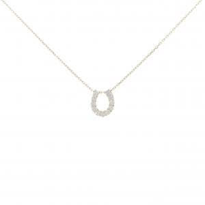 【リメイク】K10YG ホースシュー ダイヤモンド ネックレス 0.20CT