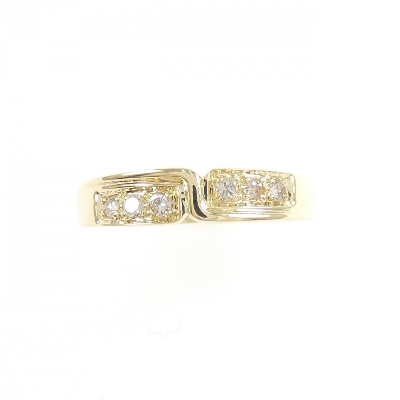 K18YG ダイヤモンド リング 0.10CT
