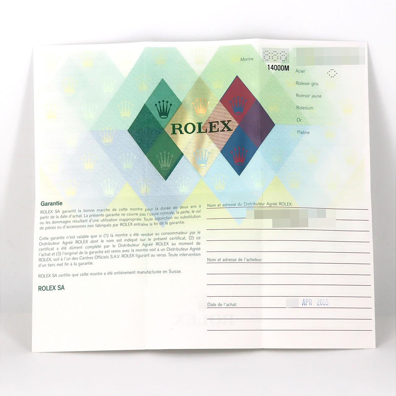 ロレックス エアキング 14000M SS 自動巻 F番