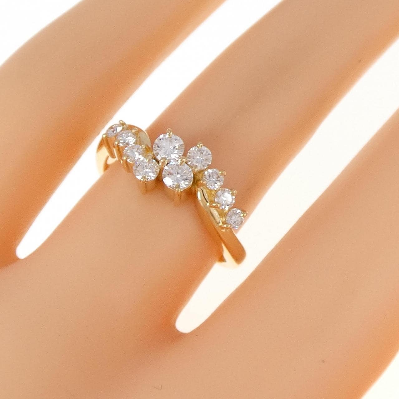 K18YG ダイヤモンド リング 0.53CT