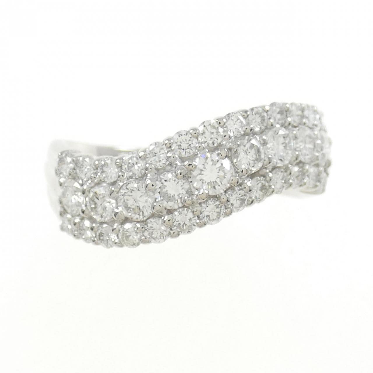 PT パヴェ ダイヤモンド リング 1.00CT