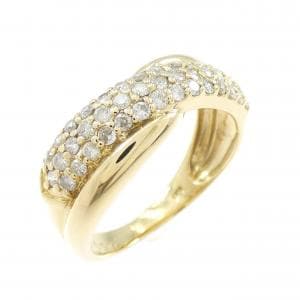 K18YG ダイヤモンド リング 0.50CT