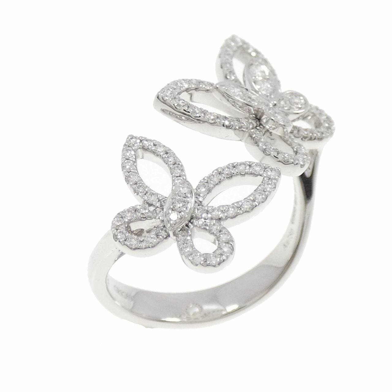 Graff Double Butterfly Silhouette Ring