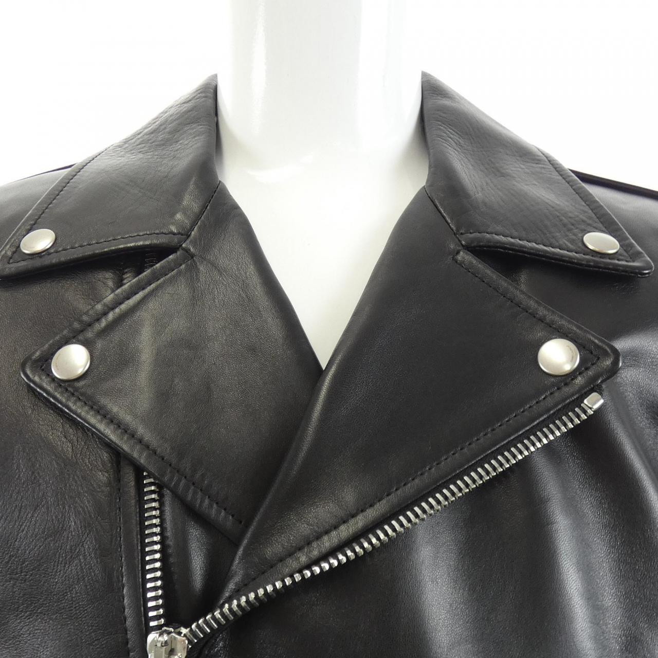 サンローラン SAINT LAURENT L01O　クラシックモーターサイクルジャケット 484284 Y5YA2 レザーライダースジャケット
