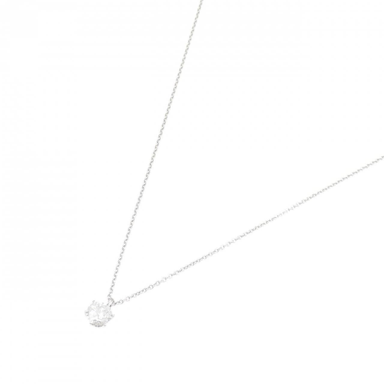 【リメイク】PT ダイヤモンド ネックレス 0.312CT F SI1 EXT