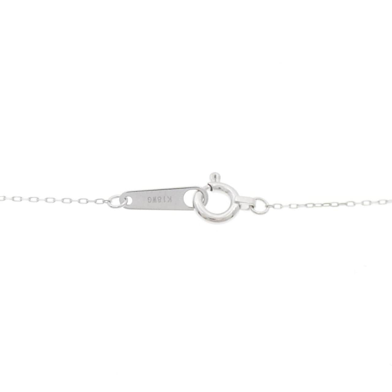 K18WG ダイヤモンド ネックレス 0.50CT
