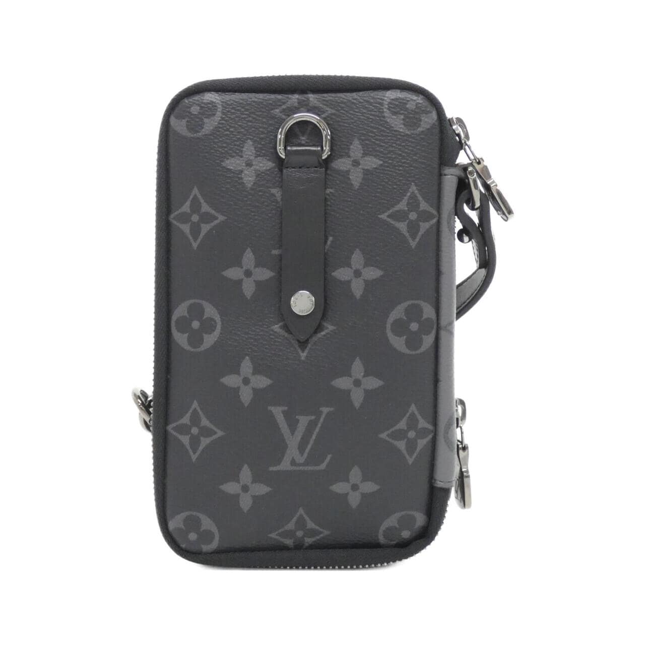 LOUIS VUITTONMonogram Eclipse Reverse Double手机袋 M69534 单肩包