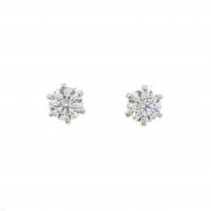 【リメイク】PT900/ST ダイヤモンド ピアス 0.261CT 0.266CT E VS1 3EXT-EXT