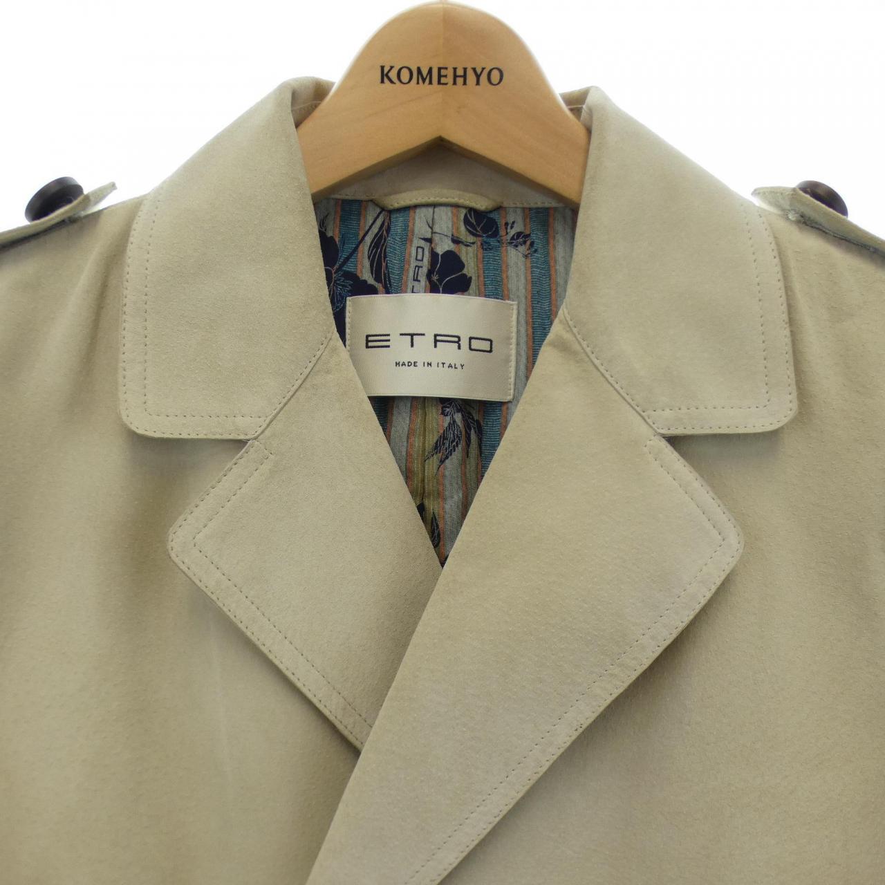 エトロ ETRO レザーコート