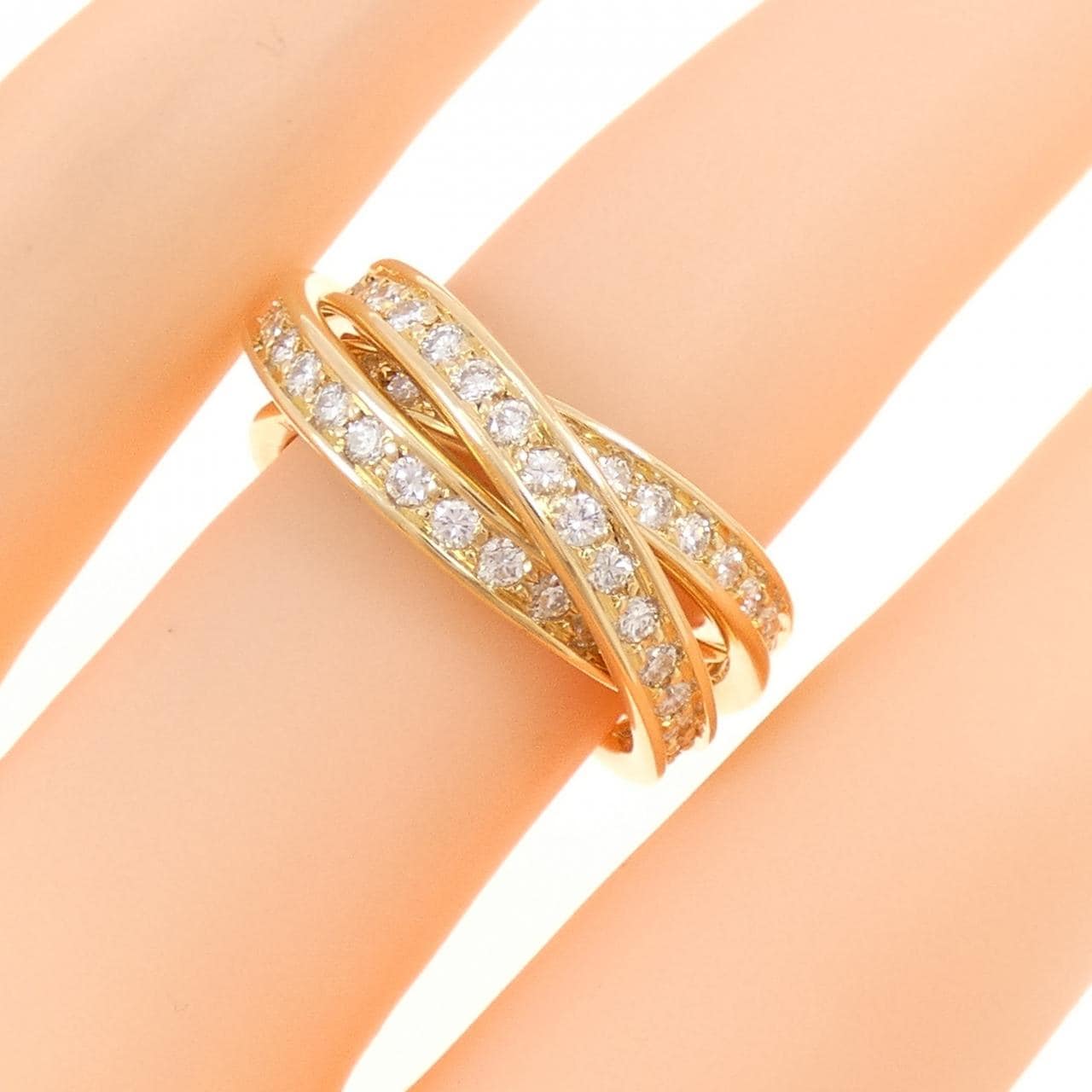 カルティエ スリーバングルズ リング