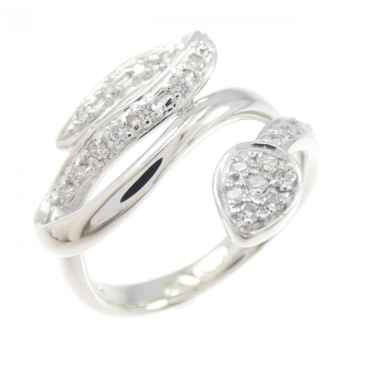 K18WG ダイヤモンド リング 0.20CT