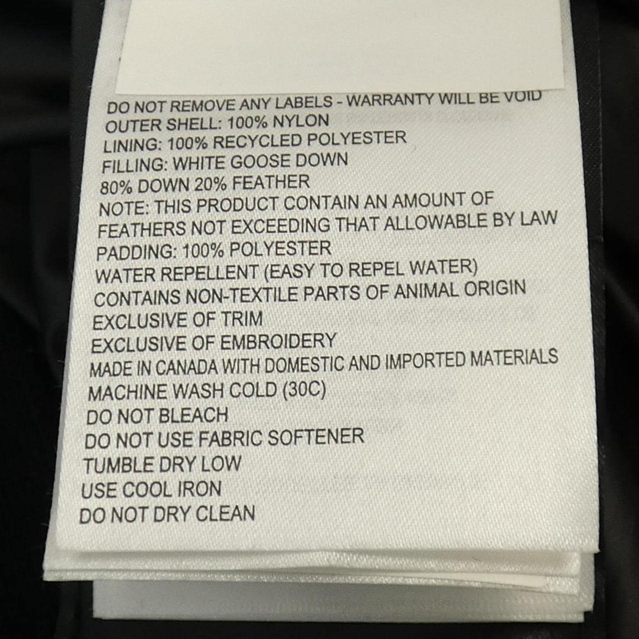 Canada goose CANADA GOOSE down jacket