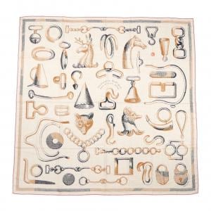 エルメス HERMES INVENTAIRE POETIQUE POUR CONTE SELLIER H244193S カレジェアン140 ショール