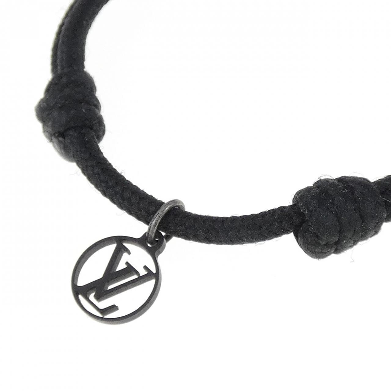 LOUIS VUITTON Vuitton Lockit Virgil Abloh Black Bracelet