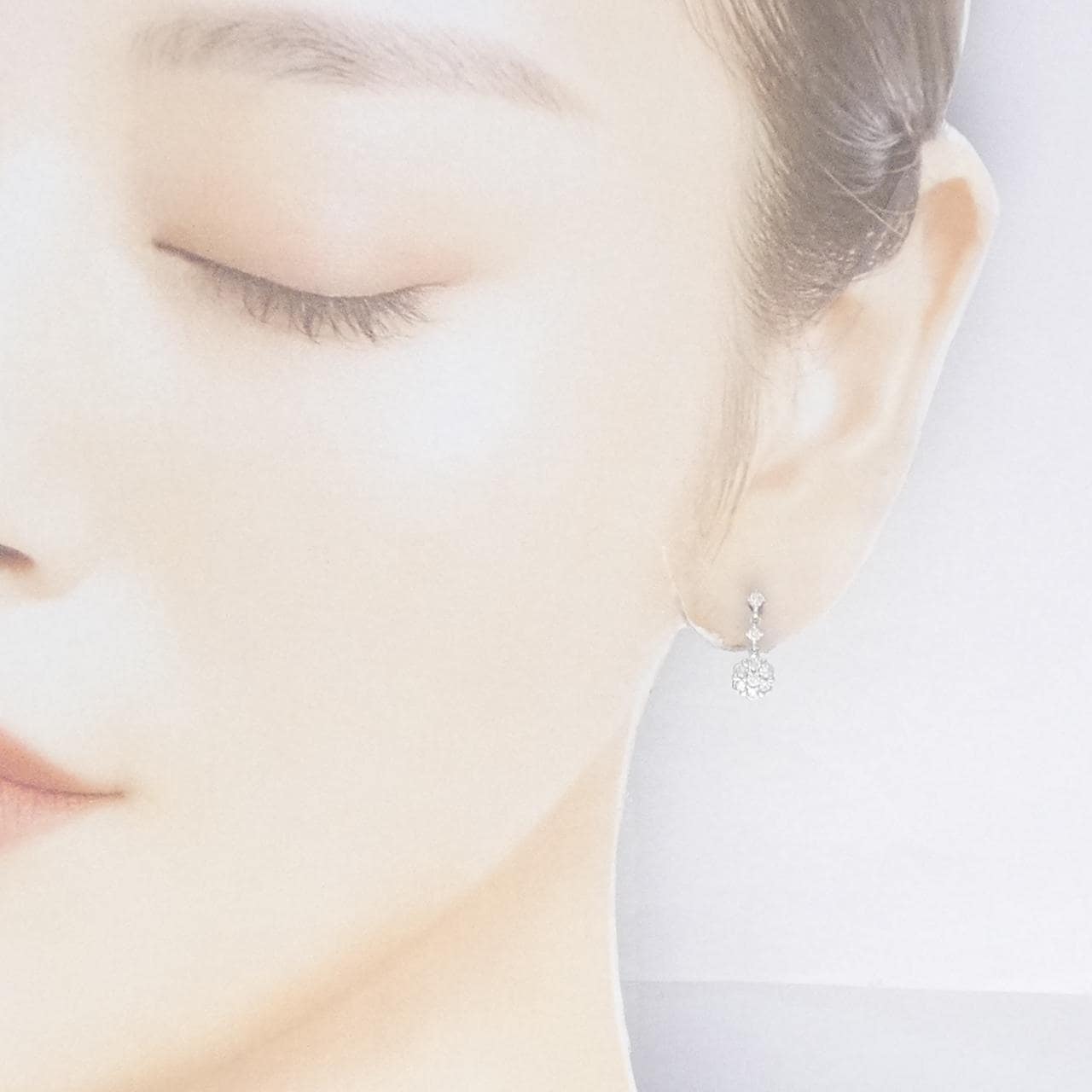 ポンテヴェキオ ダイヤモンド ピアス 0.36CT