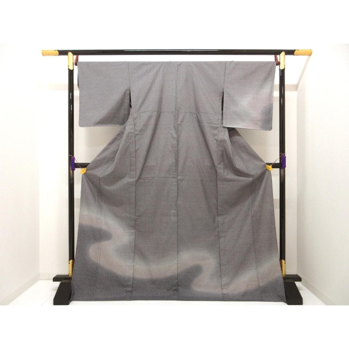 【未使用品】単衣　訪問着【染大島紬】