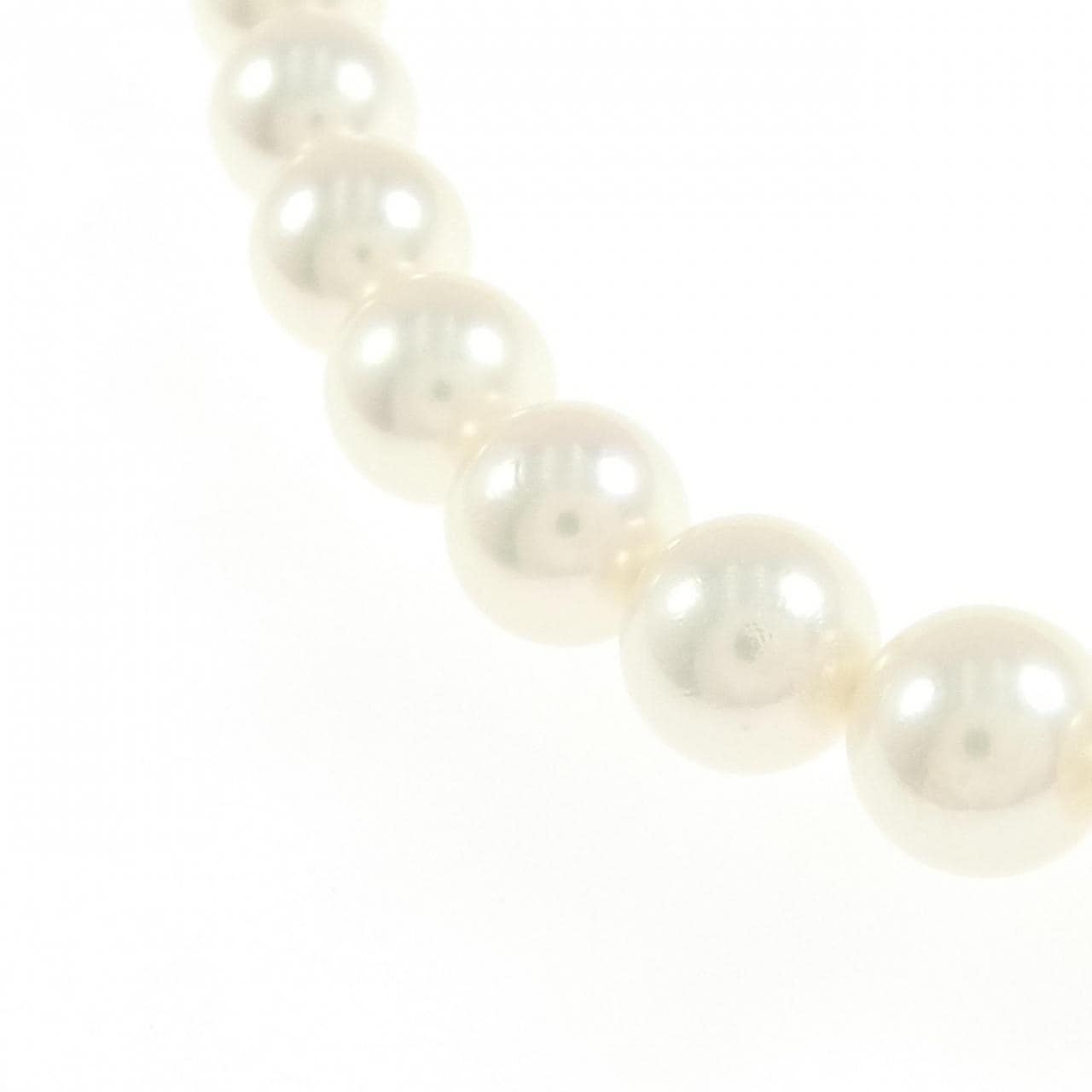 シルバークラスプ アコヤパール ネックレス 6.5-7mm