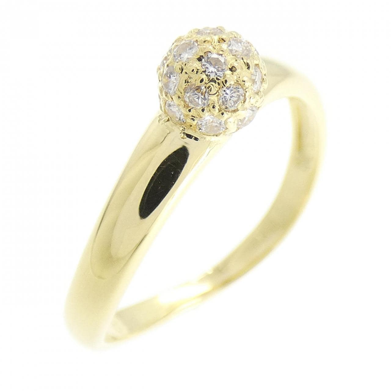 K18YG ダイヤモンド リング 0.20CT
