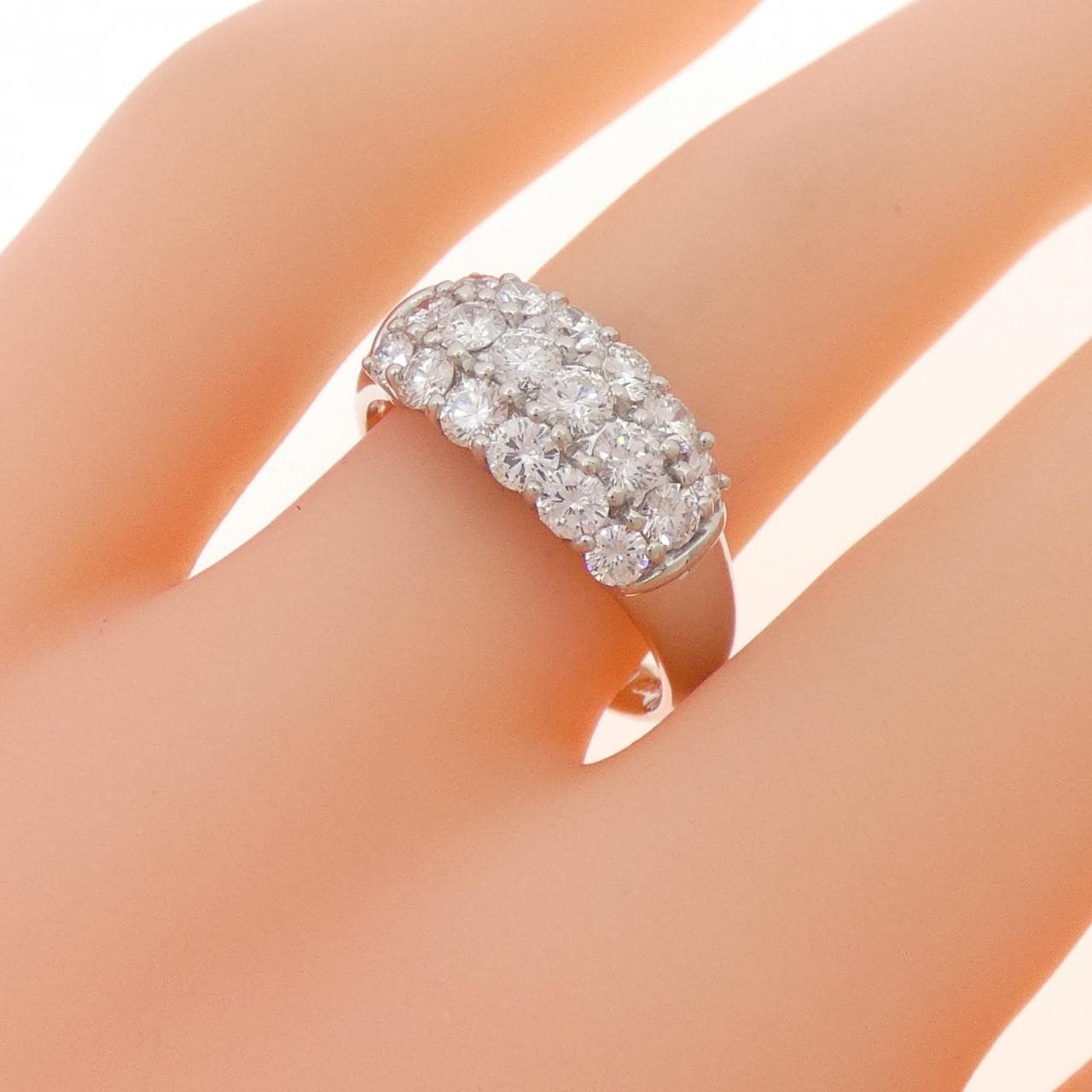 PT900 ダイヤモンド リング 1.01CT