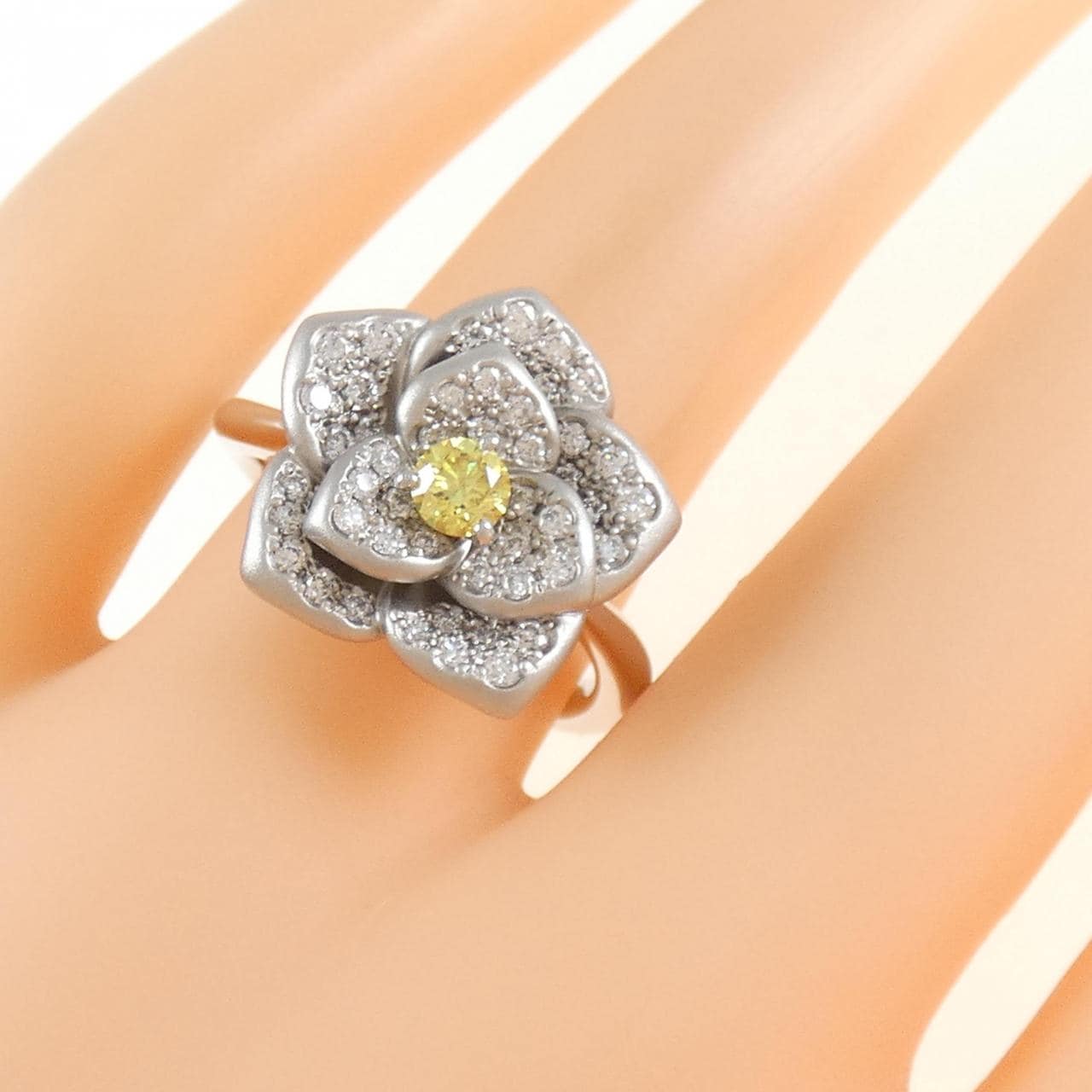 PT950钻石戒指 0.193CT FVY SI2