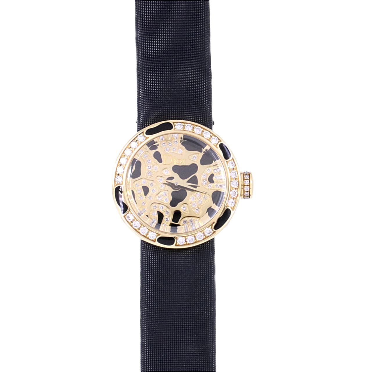 クリスチャンディオール CD ディオール Dior 腕時計 ゴールド コンビ