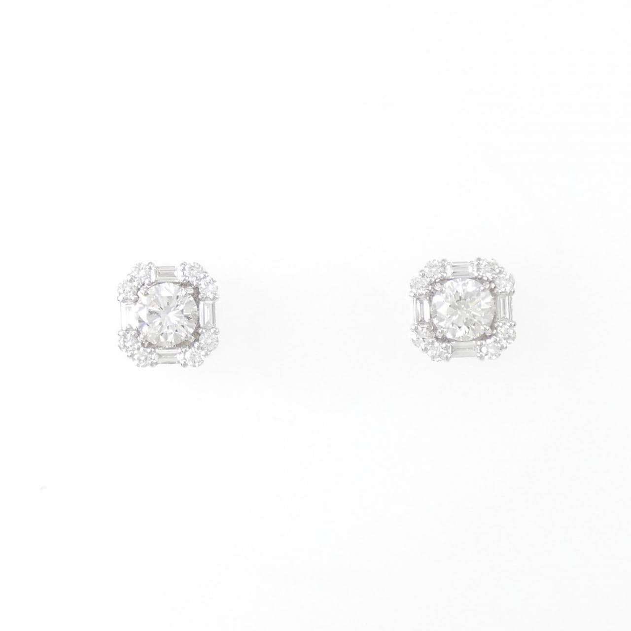 [BRAND NEW] PT Diamond Earrings 0.357CT 0.354CT F SI2 Good