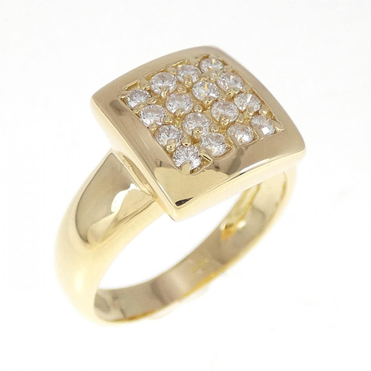 K18YG ダイヤモンド リング 0.39CT