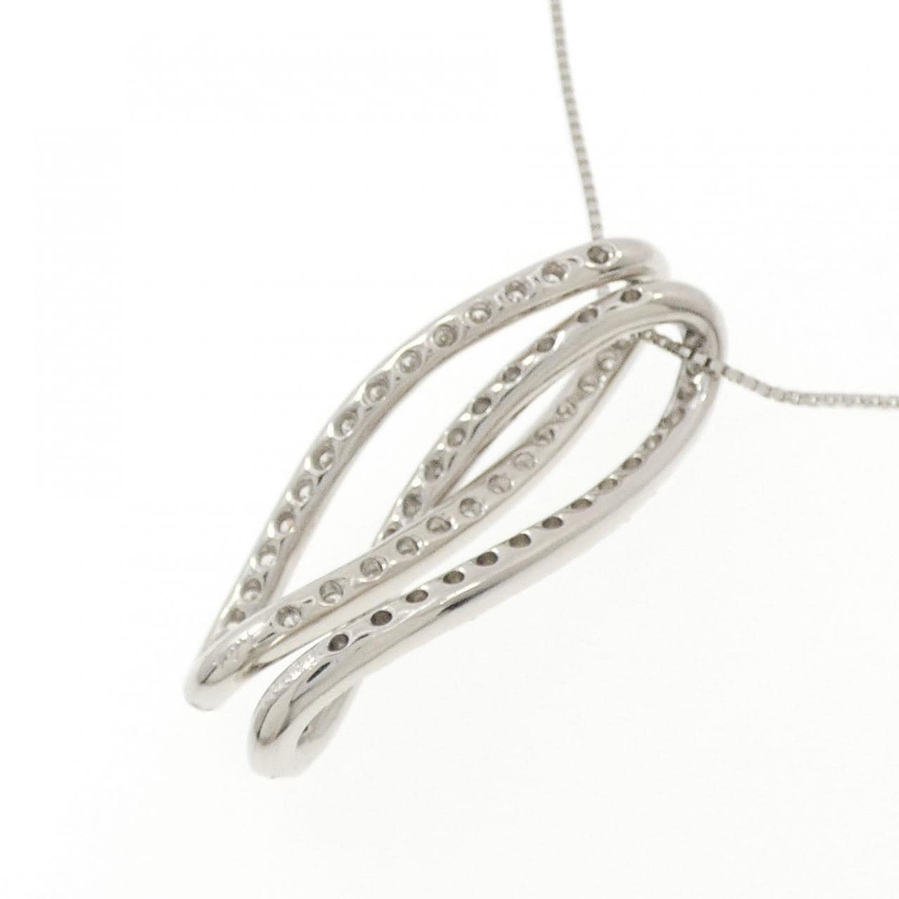PT900/PT850 ダイヤモンド ネックレス 1.04CT