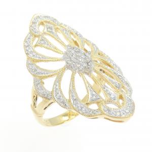 750YG/750WG ダイヤモンド リング 0.26CT