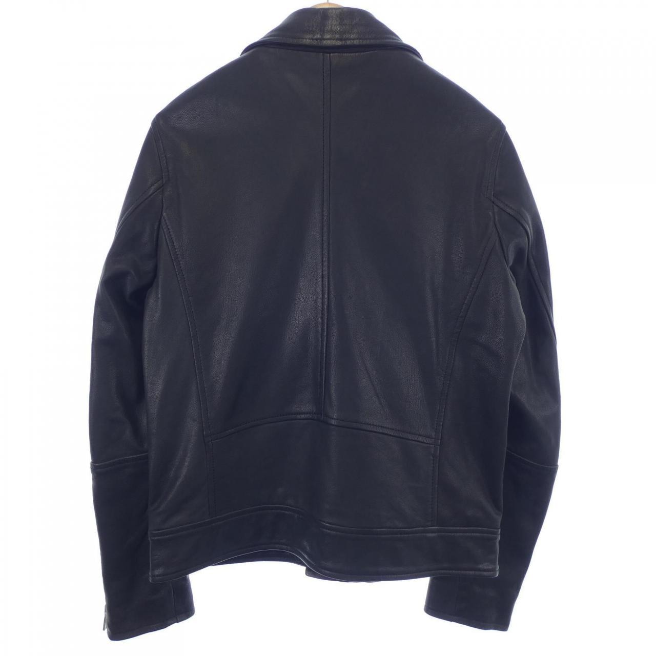 ピーエスポールスミス PS Paul Smith レザーライダースジャケット