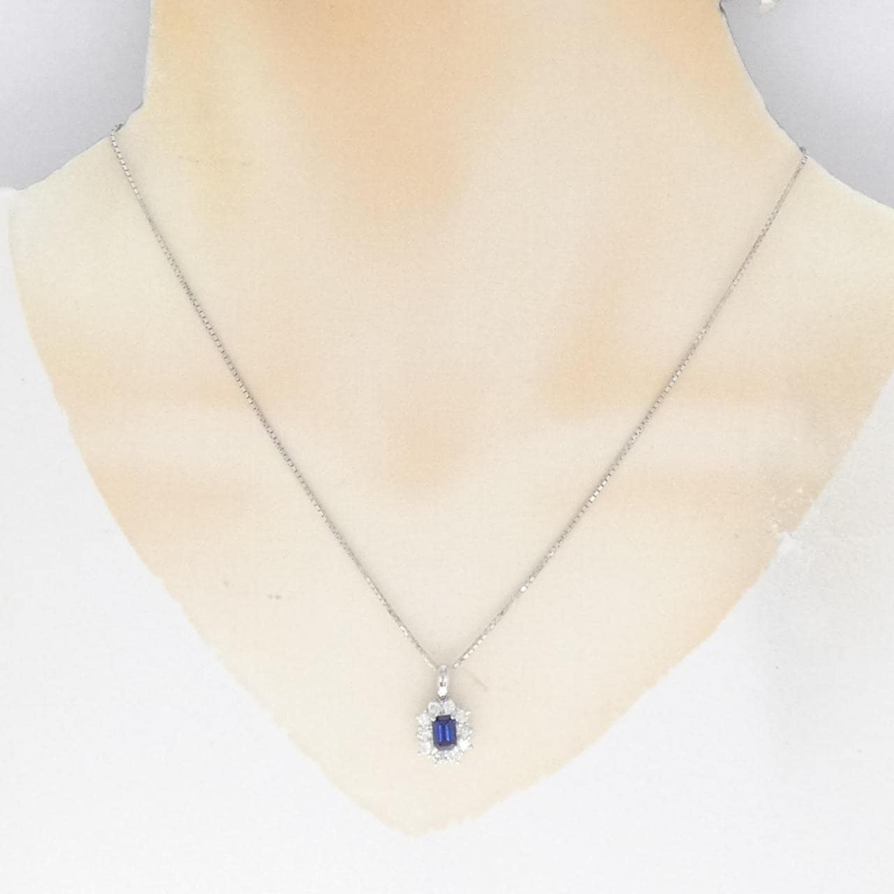 PT Sapphire Necklace 0.69CT