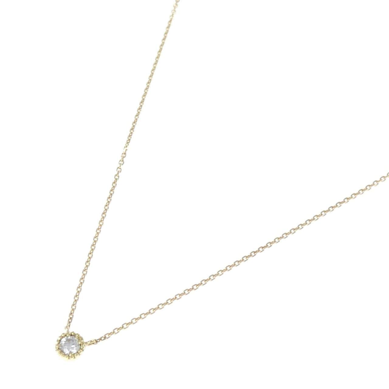 K18YG ダイヤモンド ネックレス 0.10CT