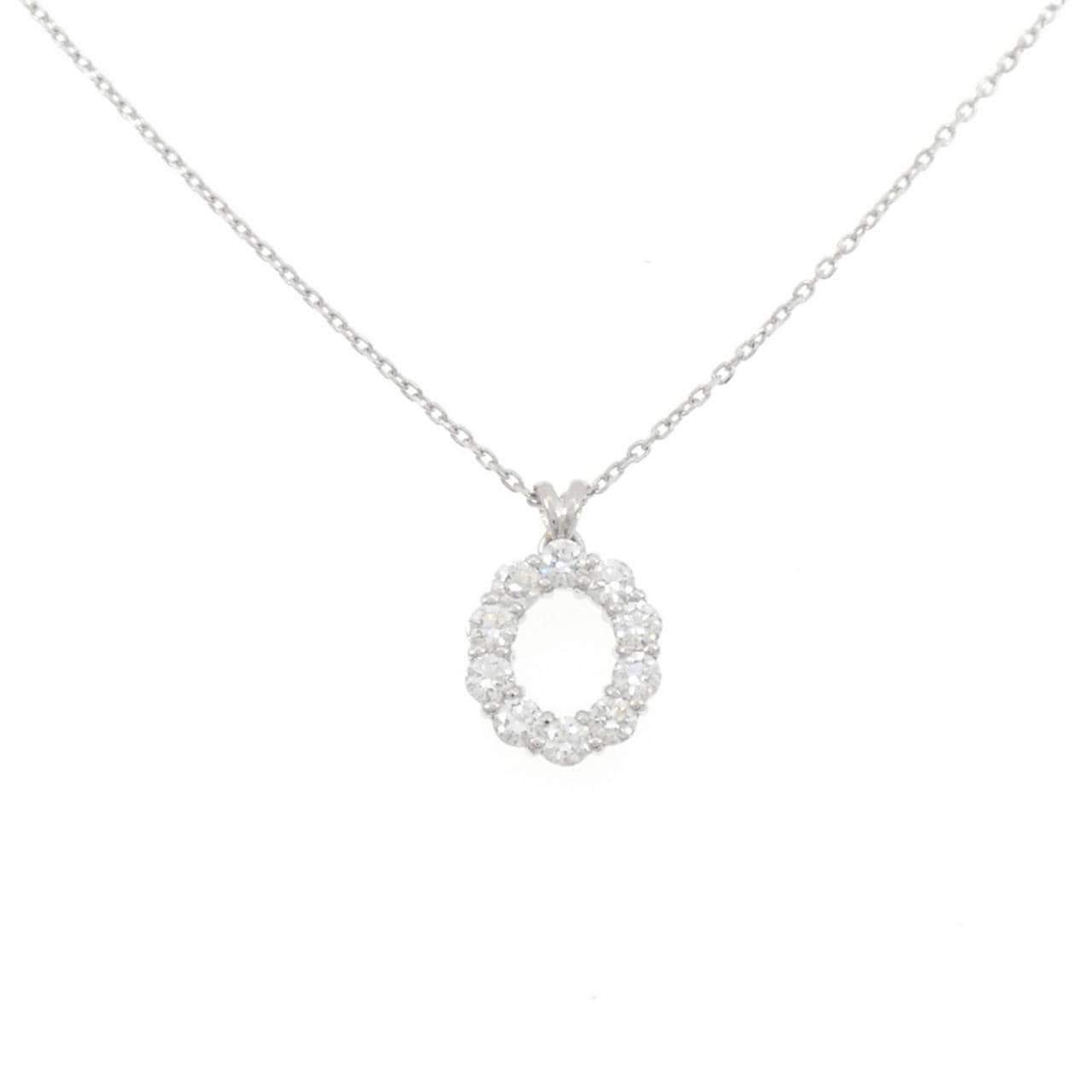 Royal Asscher Diamond Necklace 0.51CT