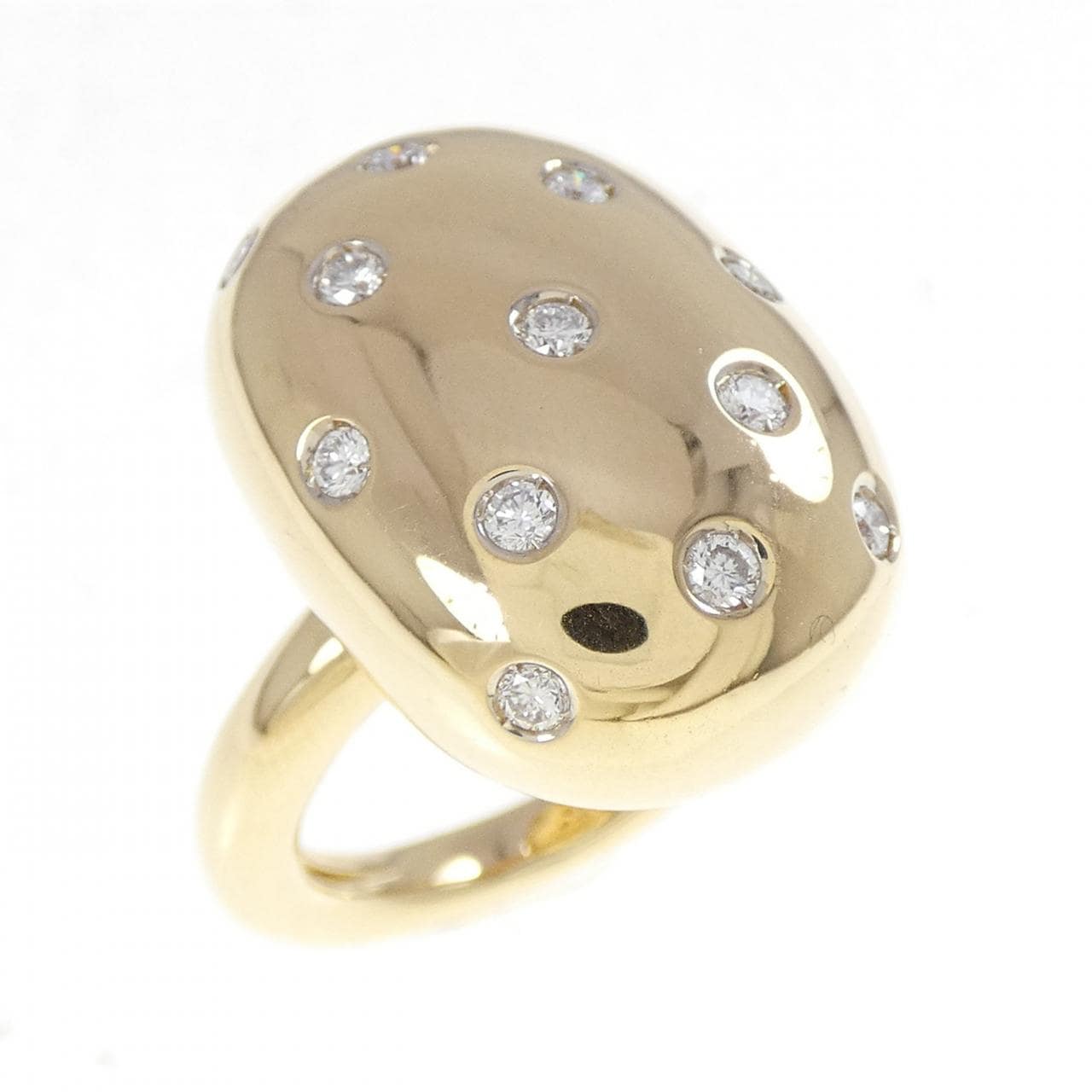 K18YG ダイヤモンド リング 0.35CT