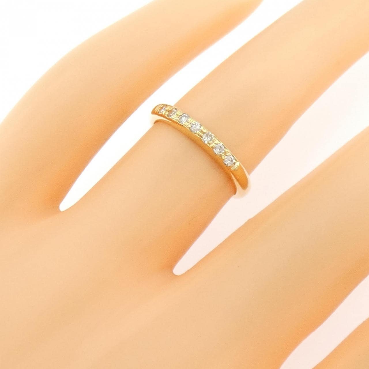 K18YG ダイヤモンド リング 0.13CT