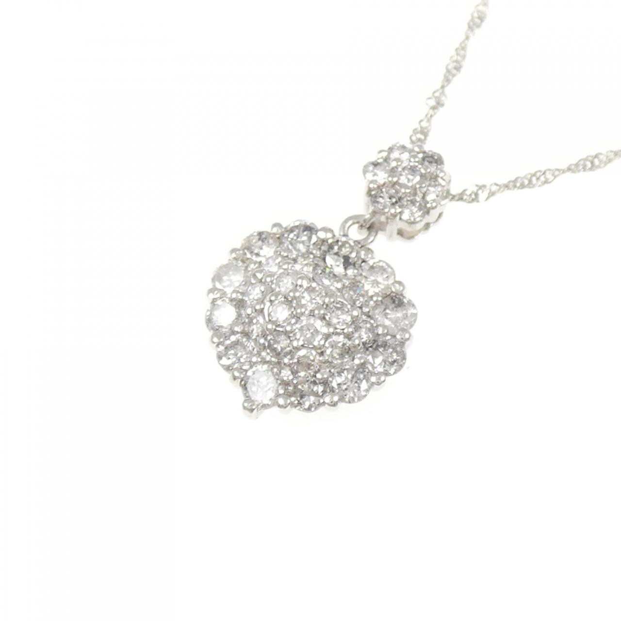 PT900/PT850 ダイヤモンド ネックレス 1.00CT