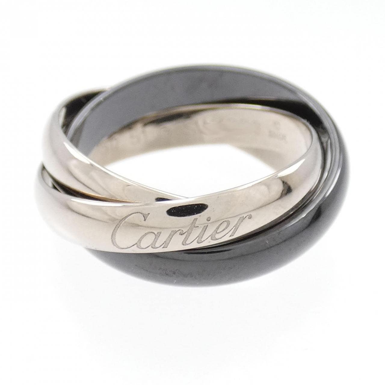 Cartier Trinity black and white ring