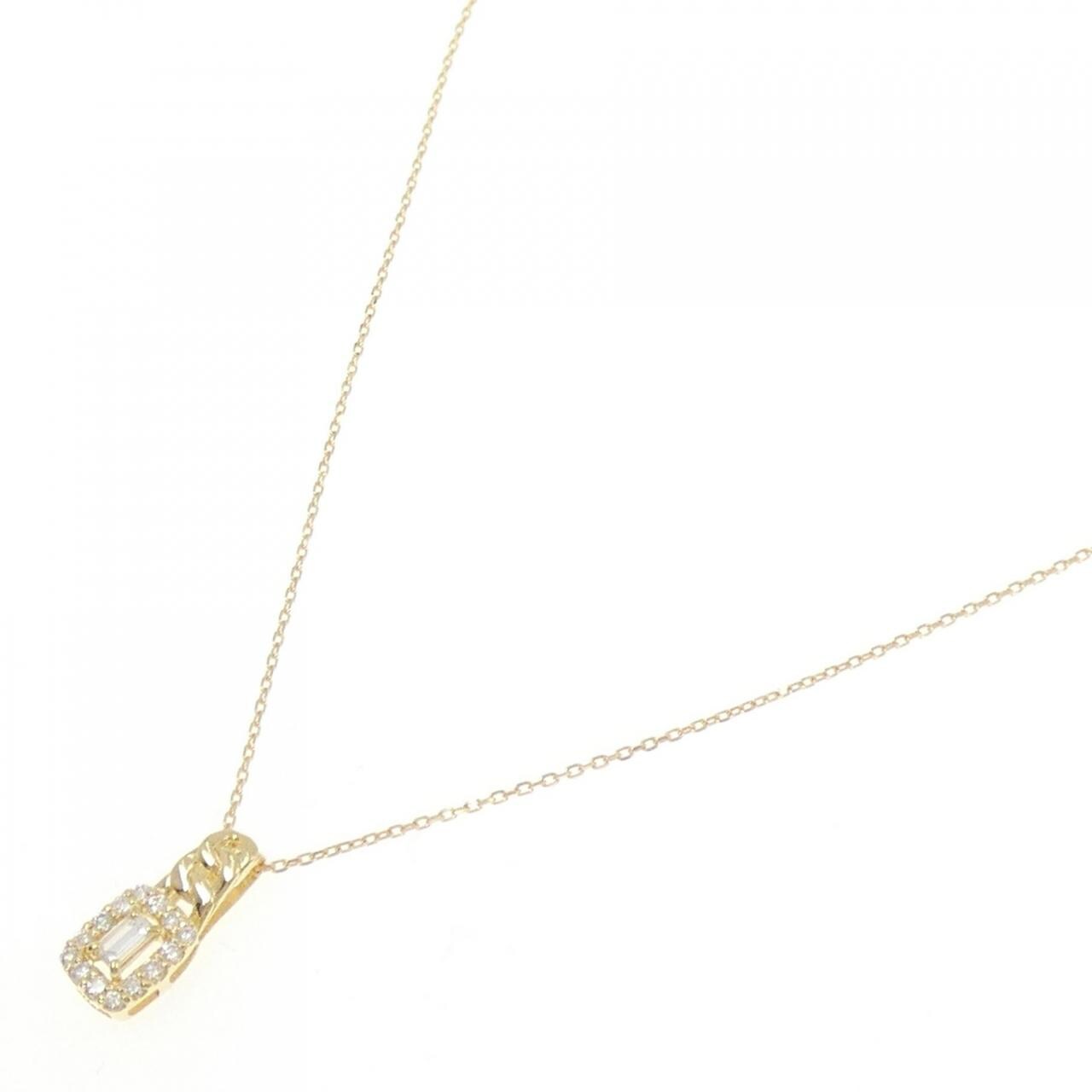 【新品】K18YG ダイヤモンド ネックレス 0.15CT