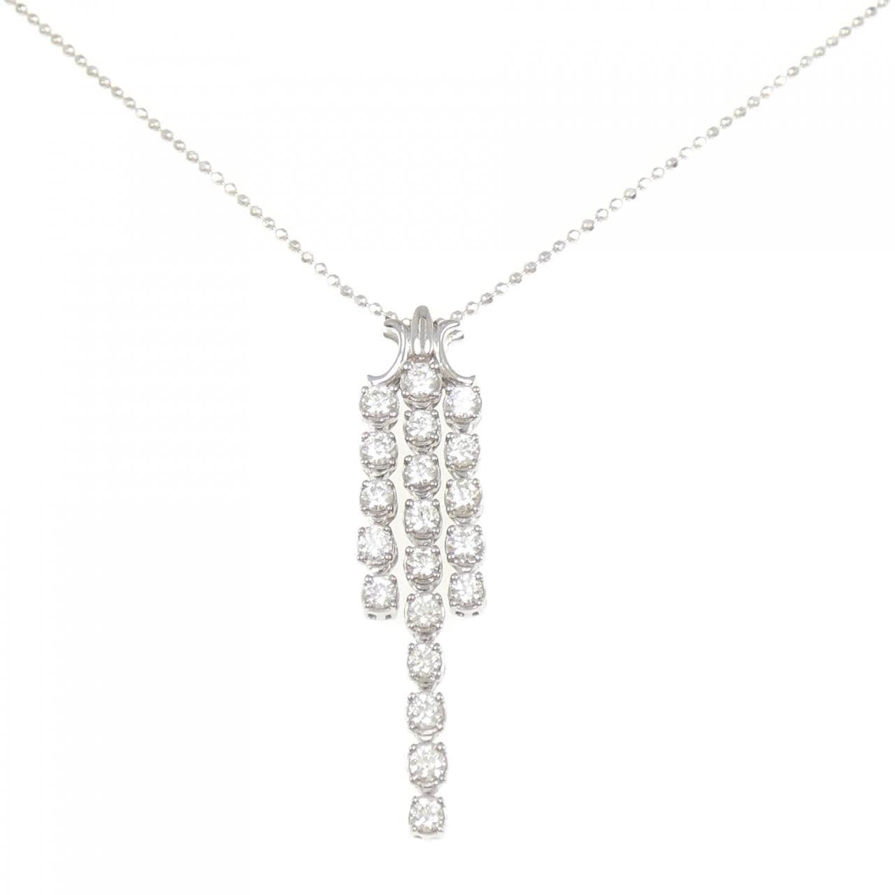 ジーエスティービー ダイヤモンド ネックレス 1.05CT