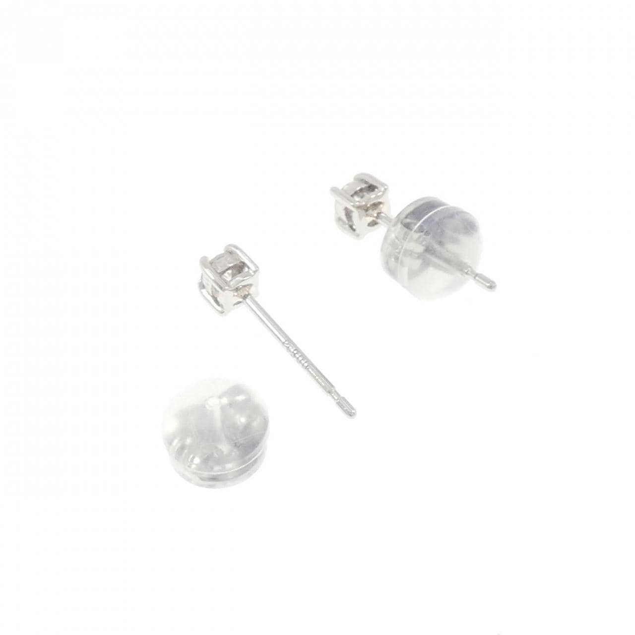 【リメイク】PT900 ダイヤモンド ピアス 0.10CT