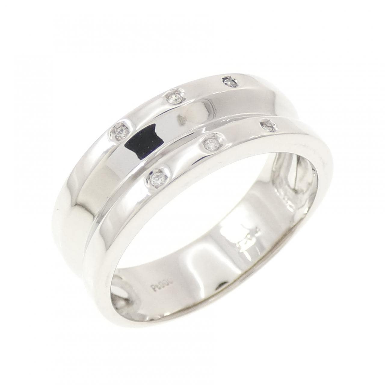 【新品】PT900 ダイヤモンド リング 0.04CT